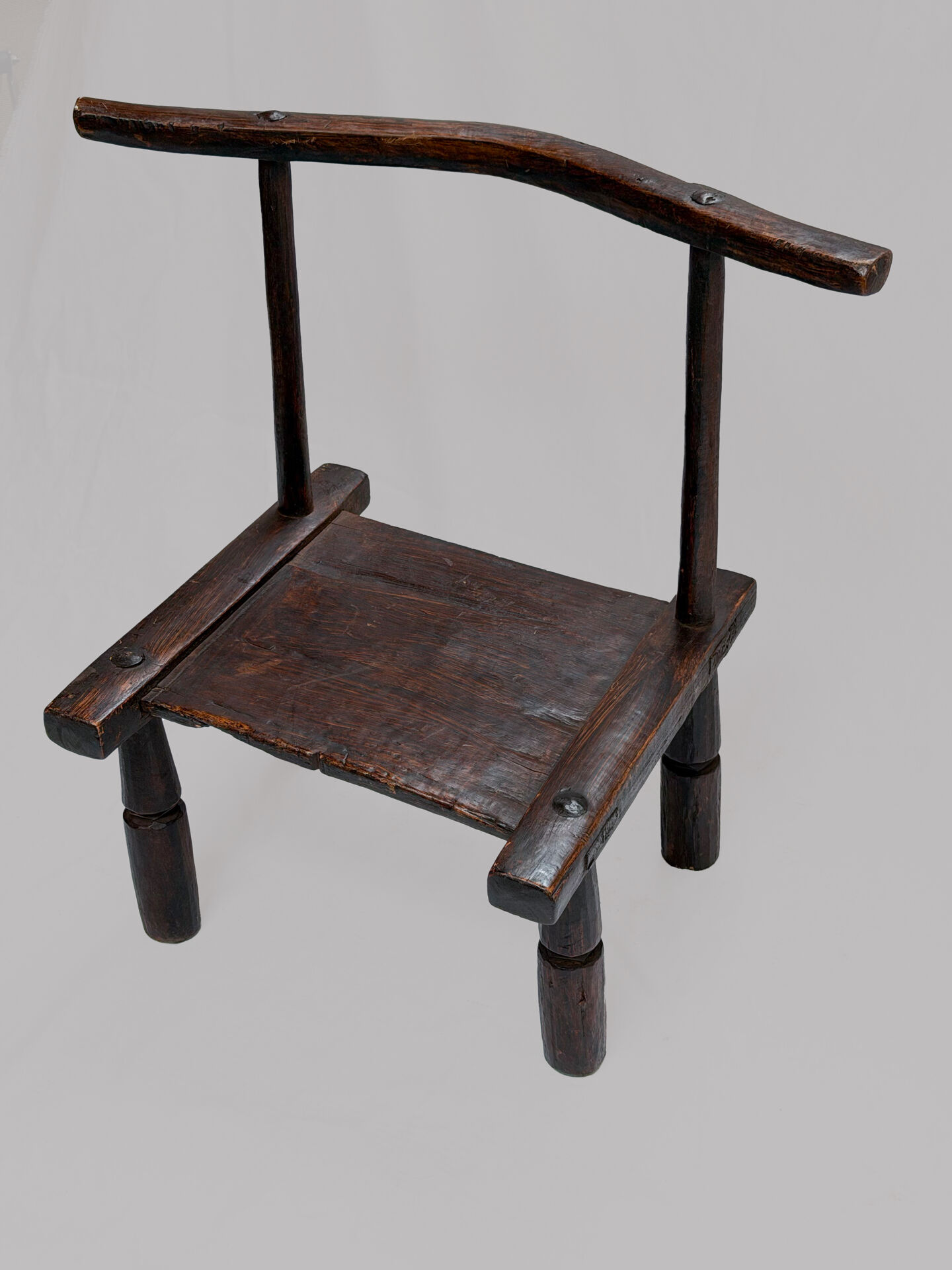 Baoule chair in wood (Ivory Coast)