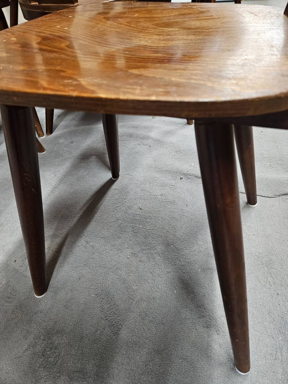 Set of 12 vintage bistro chairs 1960