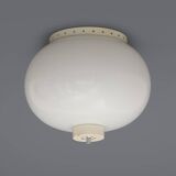 Chandelier with white glass diffuser, 1960s