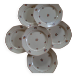 6 dessert plates Moulin des Loup