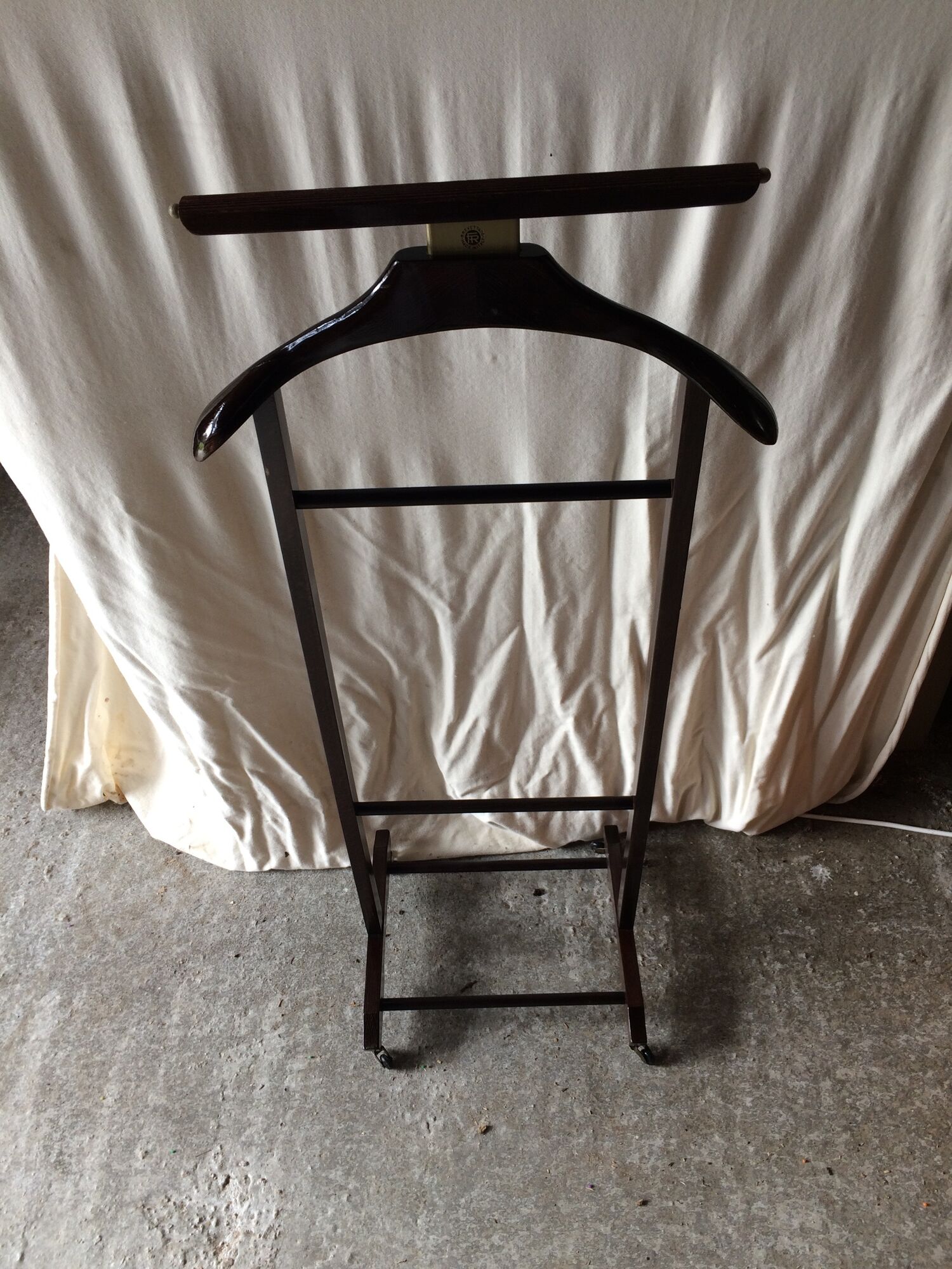 Valet de chambre Fratelli Reguitti bois made in Italy vintage