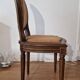 Chaise médaillon style Louis XVI