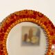 Miroir suédois vintage en bois