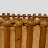 Rattan tripod lamp 1950 H47