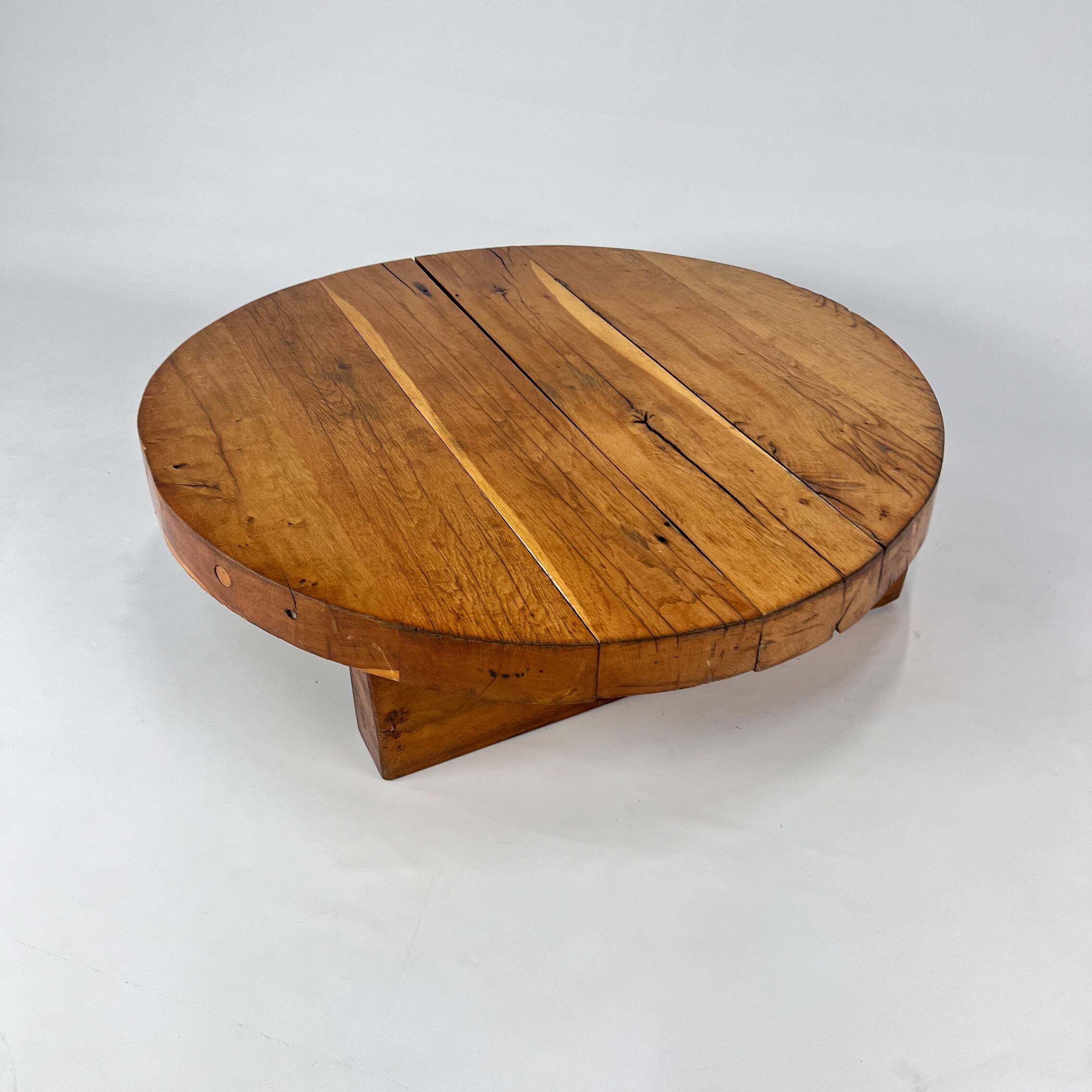 Table basse ronde moderniste, années 1960