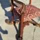 Un trône ou fauteuil d'apparat imposant , en bois sculpté XIX siecle