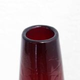 Scandinavian style thick glass vase
