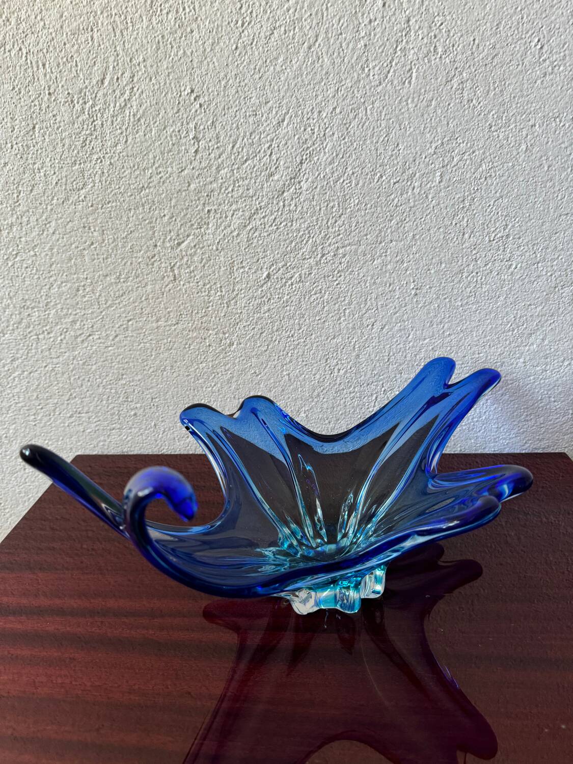 Blue crystal cup from the 60s