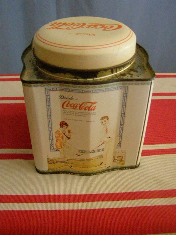 Old metal advertising box "Coca Cola"