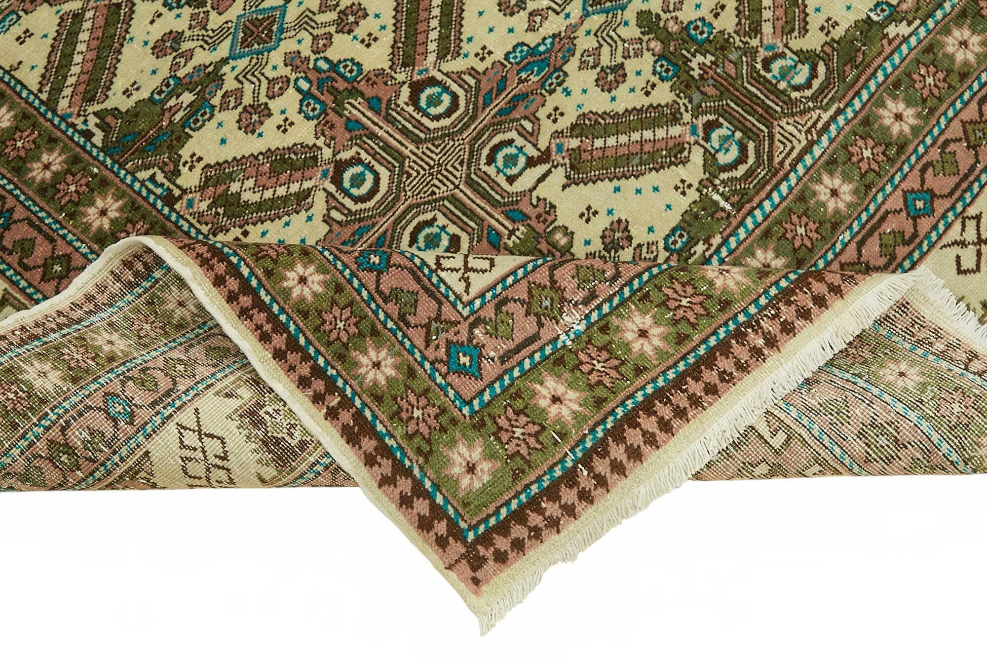 Turkish Wool Vintage Kayseri Rug 196 cm x 284 cm