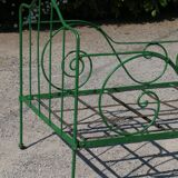 Antique metal bed, vintage