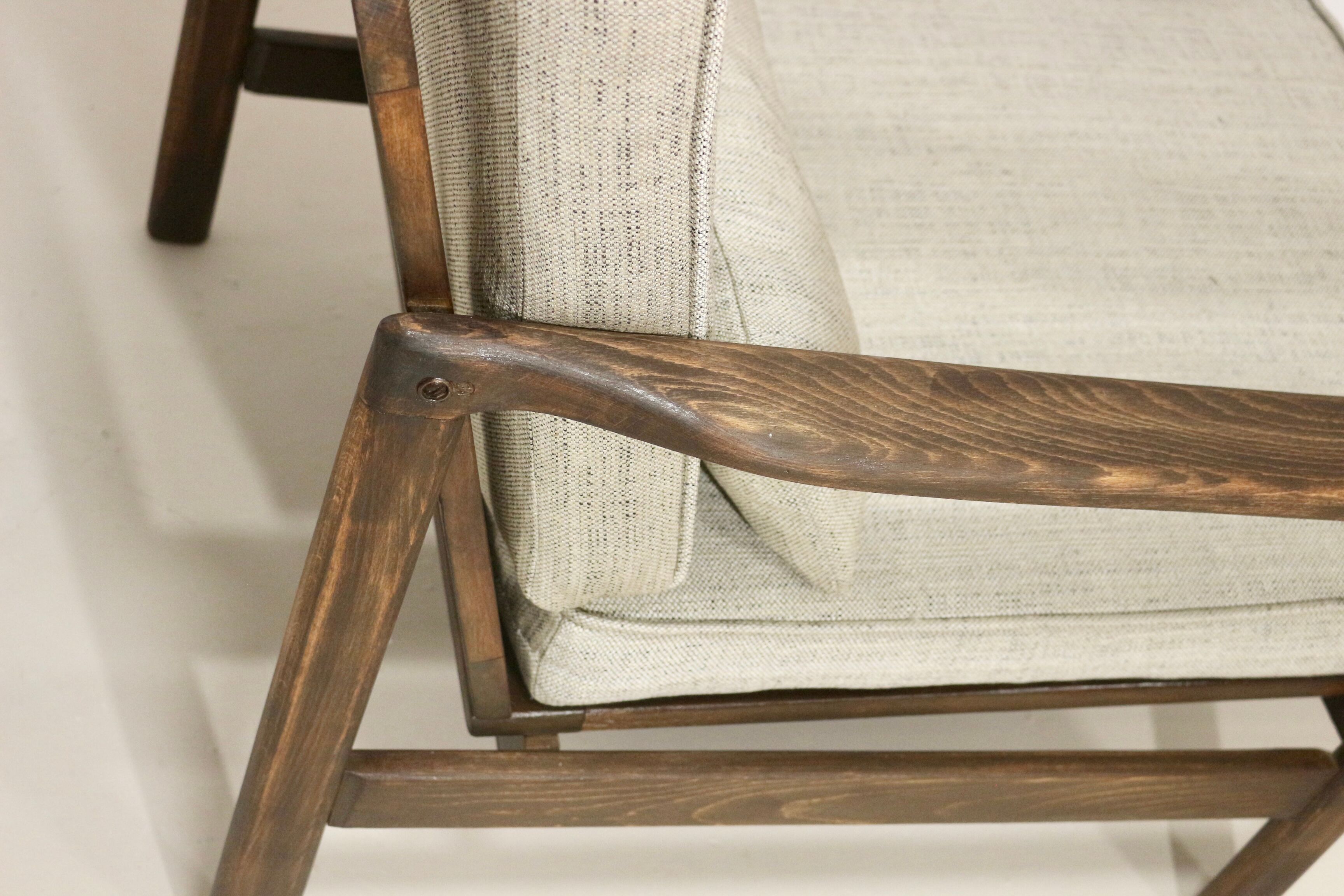 Fauteuil  scandinave design Z. Baczyk, 1960