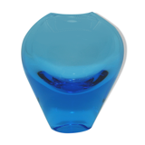 Scandinavian vase in cobalt blue glass