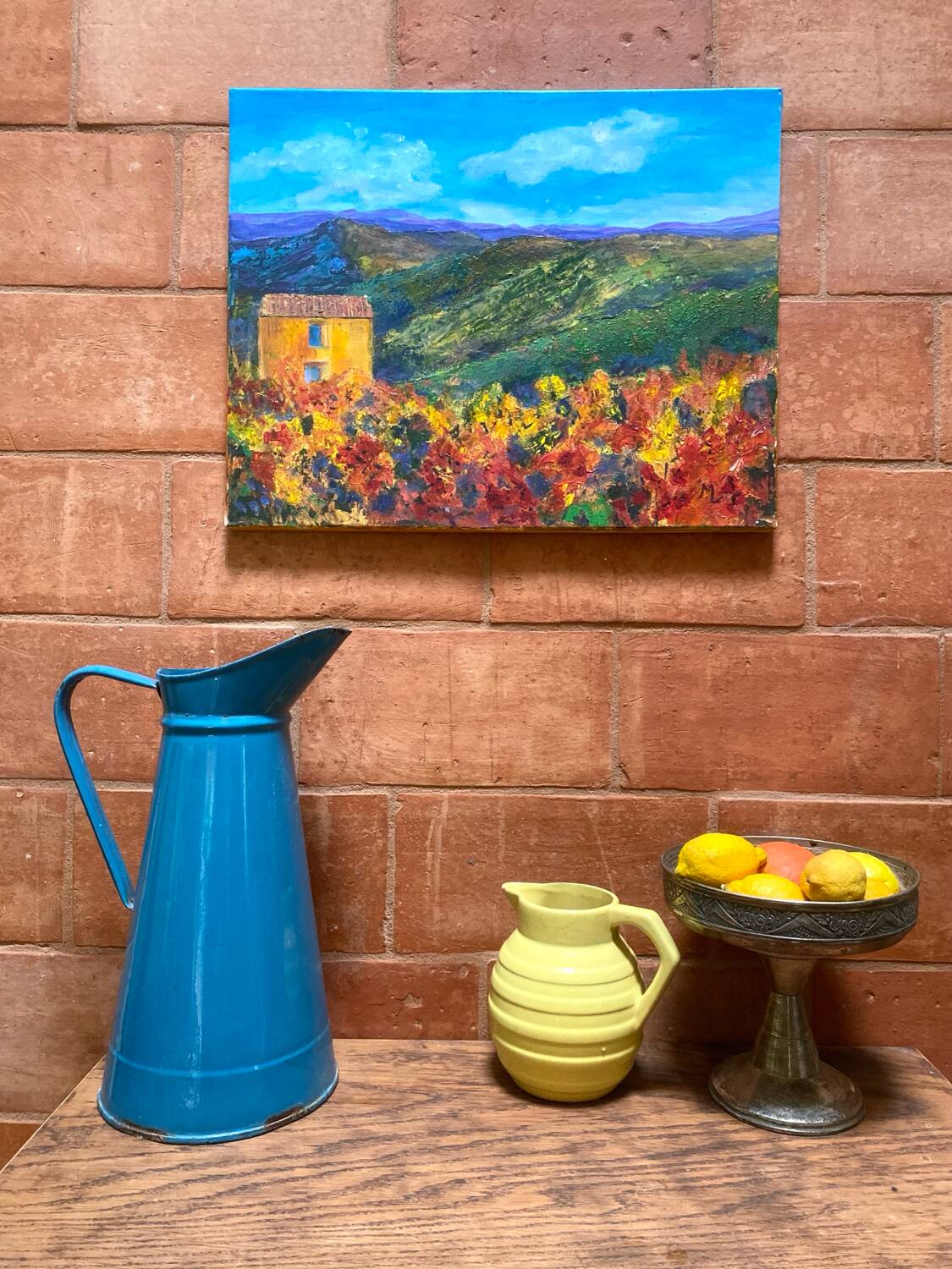 Vintage oil on canvas