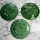 Sarreguemines grape barbotine dessert plates