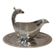 Beautiful silver-plated gravy boat by Christofle Malmaison, Eagle
