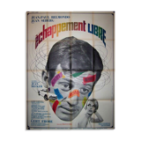 Original poster of 1964 free escape 120x160 cm jean paul belmondo