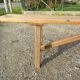 Solid wood farm bench 248 cm