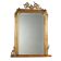 Antique gilded wooden mirror, Lombardy, 19th century