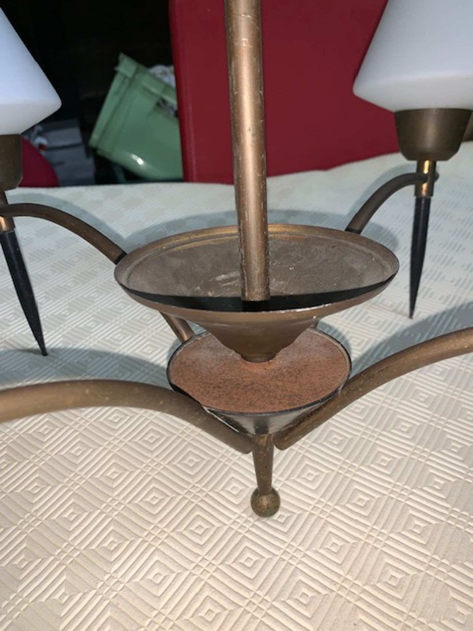 Vintage brass ceiling lamp