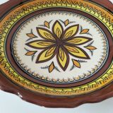 Coupe à fruits Henriot Quimper à motif floral stylisé