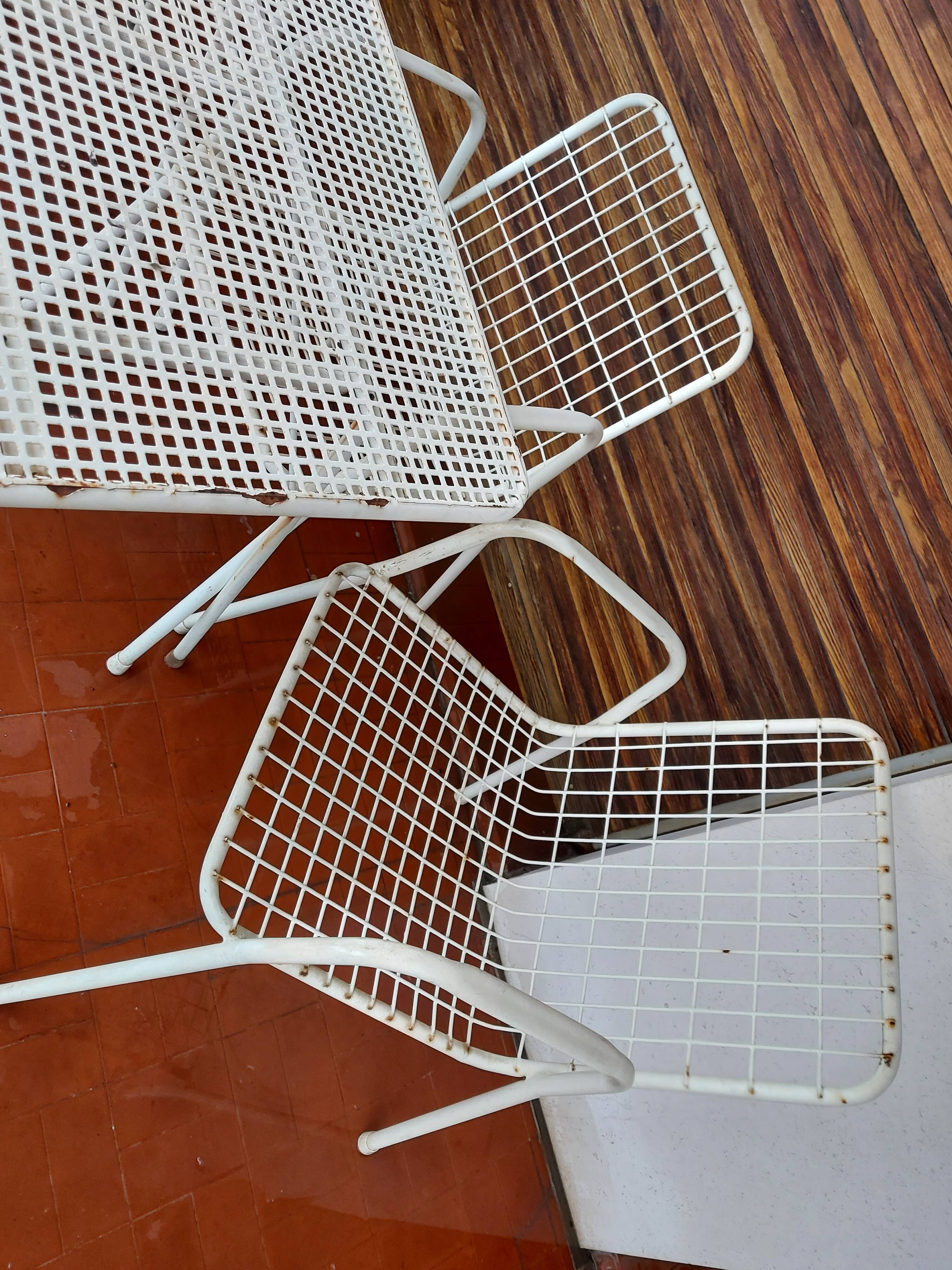 Set of 3 chairs and garden table Emu , Model Rio