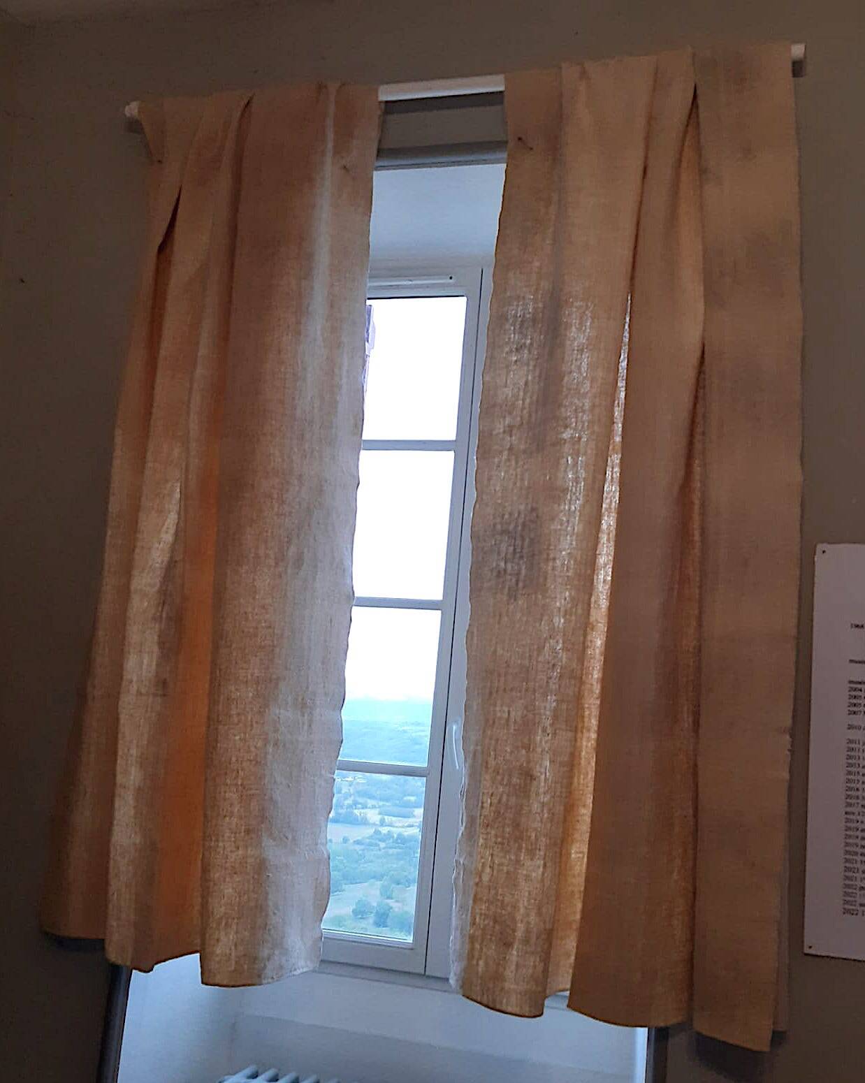 Pair of old hemp sheets, 196x225 cm