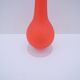 Soliflore vase by Carlo MORETTI in orange glass, Italy 1980
