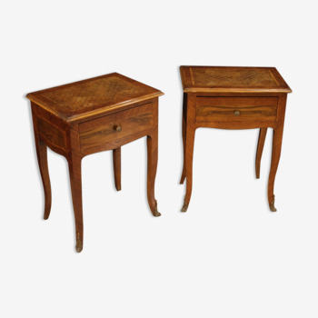 Pair of bedside tables from 20th century
