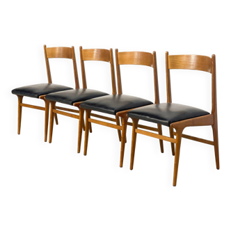 Vintage italian dining chairs, 1960s