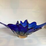 Large cobalt blue centerpiece