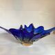 Large cobalt blue centerpiece