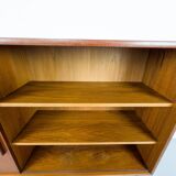 Teak Bookcase with One Sliding Door from Wk Möbel, 1960s