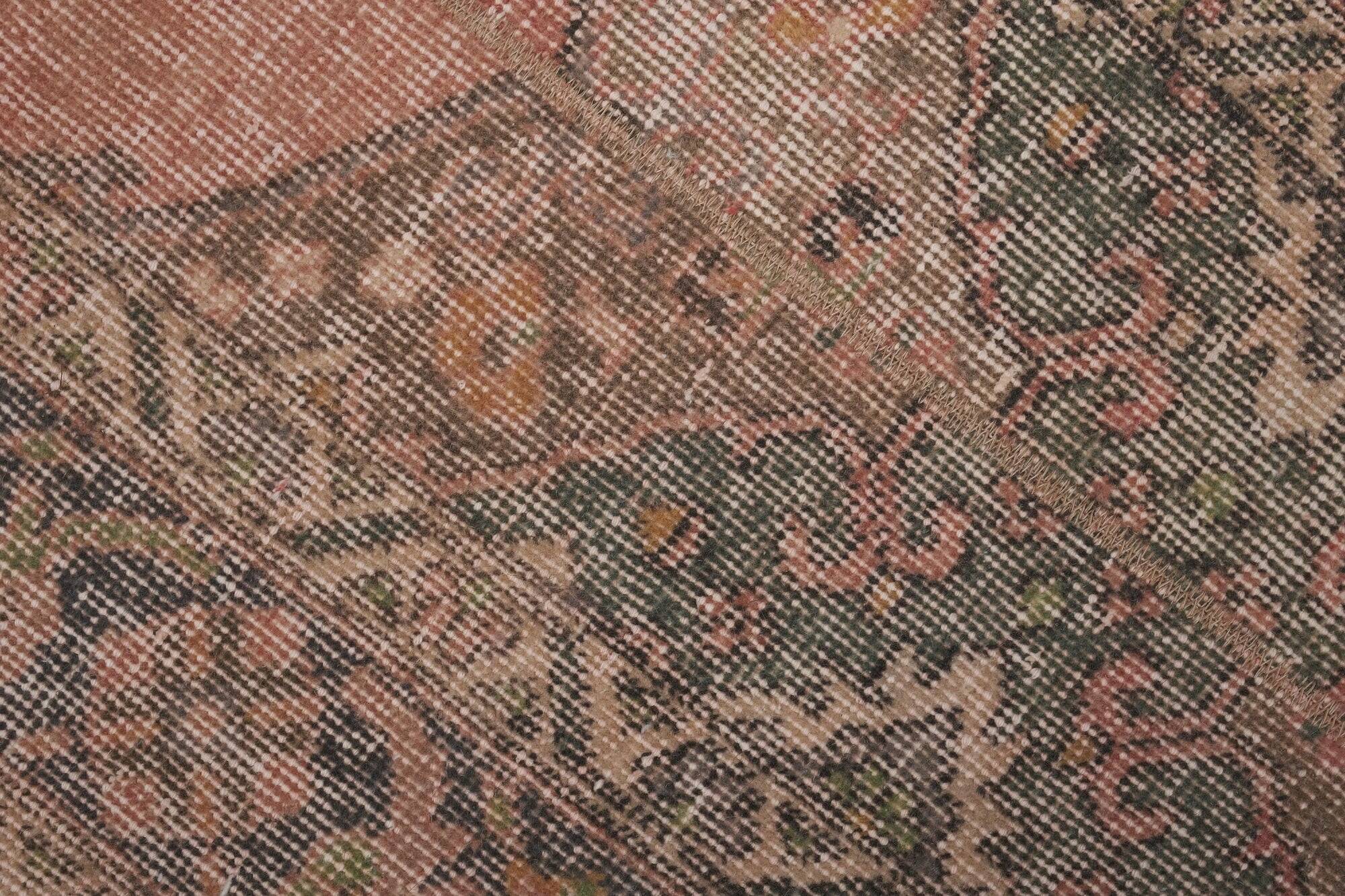 Vintage Turkish hallway rug 63x725 cm