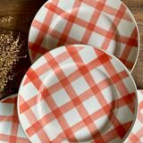 4 Moulin Des Loups “dishcloth” flat plates