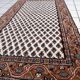 Tapis vintage indien Seraband fait main en laine – 73 x 140 cm – années 1970