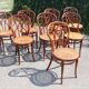 Série de x8 chaises bistrot style Thonet