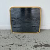 Set of 6 brass mirrors 70s