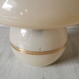Mushroom lamp bordered gold