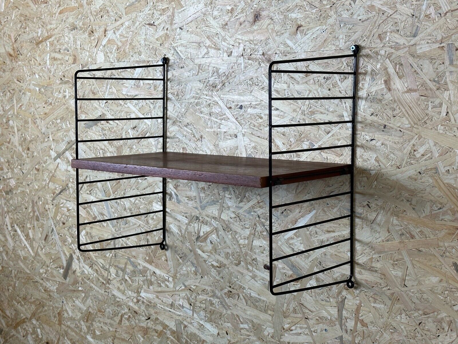 60s 70s teak string shelf module by Kajsa & Nils "Nisse" Strinning Sweden