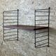 60s 70s teak string shelf module by Kajsa & Nils "Nisse" Strinning Sweden