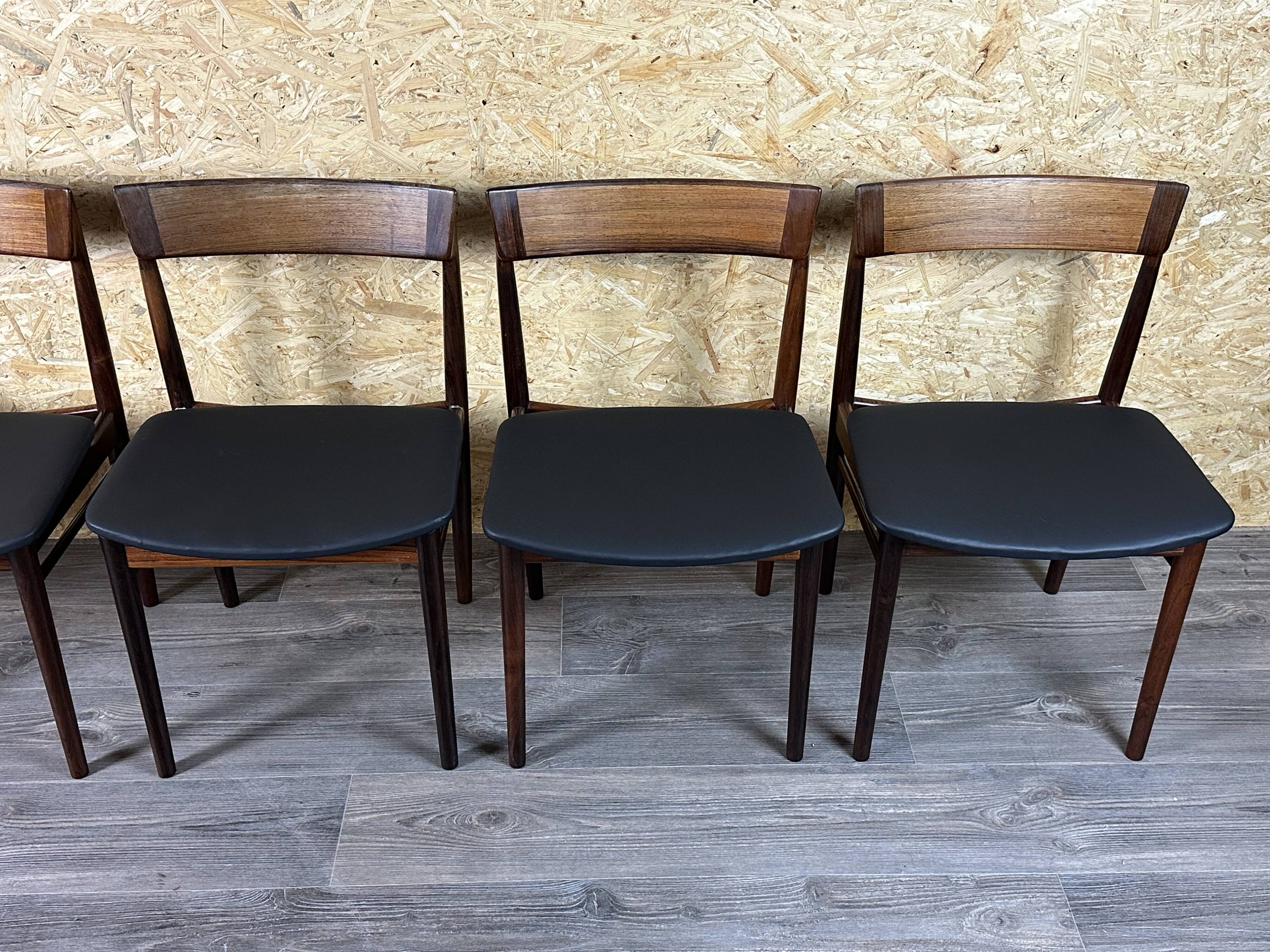 Set of 6 Henry Rosengren Hansen Model 39 Dining Chairs Rosewood