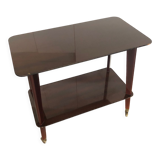 Service on wheels in Vintage varnished wood
