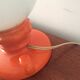 Vintage lamp of the 60s-70s in ceramic and opaline