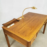 Vintage rattan caned desk Eleanor Forbes Mcguire San Francisco