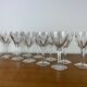 12 crystal wine glasses Lorraine Lemberg Bristol size