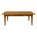 Solid wood table with drawers – chic country style