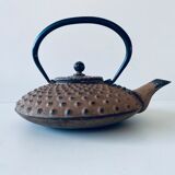 Ancient Japanese teapot in cast iron