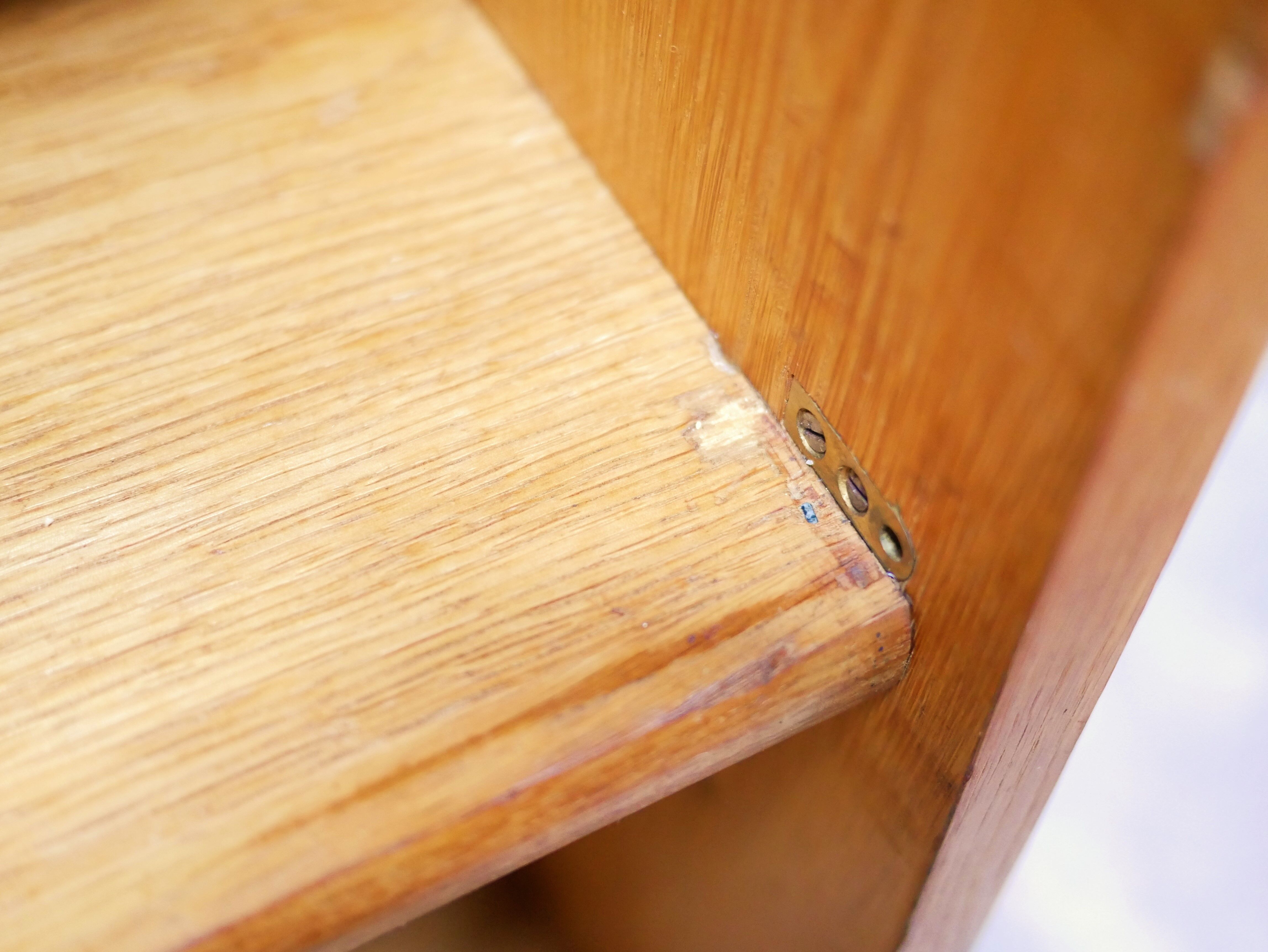 Vintage wooden sideboard library