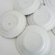 10 earthenware dessert plates signed HB Choisy le roi 19th century